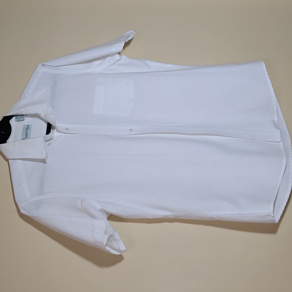 Big Boys Size 20 White Oxford Style Uniform Short Sleeve Button Up, Flynn O'Hara